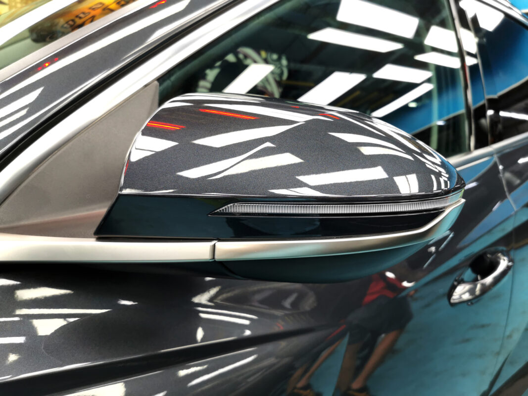 Before: the Hyundai Tucson at the start, paintwork tired and blemished.