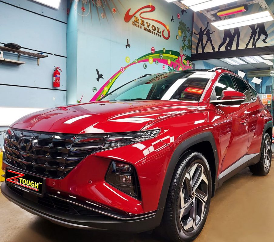 Hyundai NX4E Tucson, sealed with ZeTough Titanium at Revol Carz.