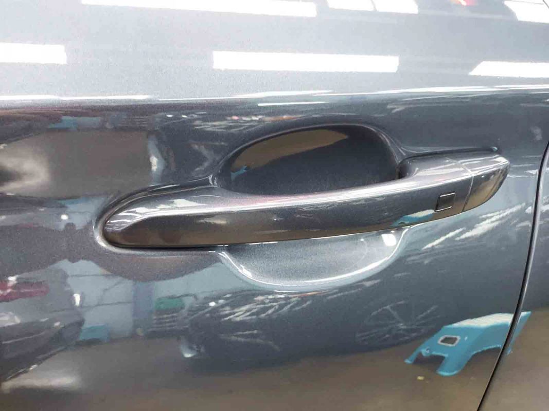 Front three-quarter view of the Hyundai OS Kona after coating.