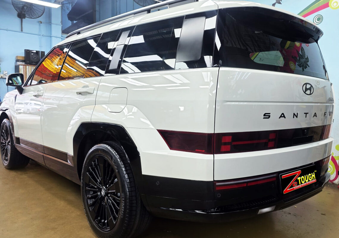 The Hyundai Santa Fe after its ZeTough coating.