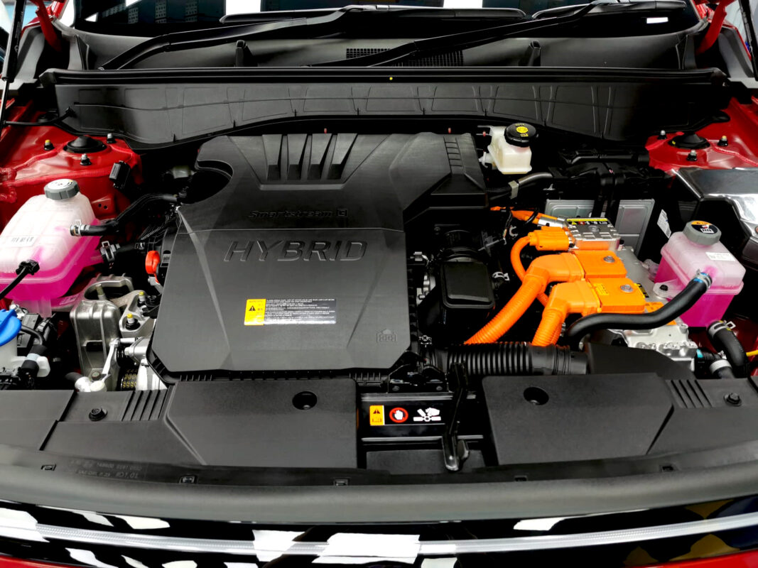 Detail of the Hyundai SX2 Kona's bodywork sealed with ZeTough Ceramic.