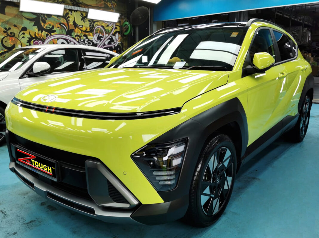 Hyundai SX2 Kona, sealed with ZeTough Titanium at Revol Carz.