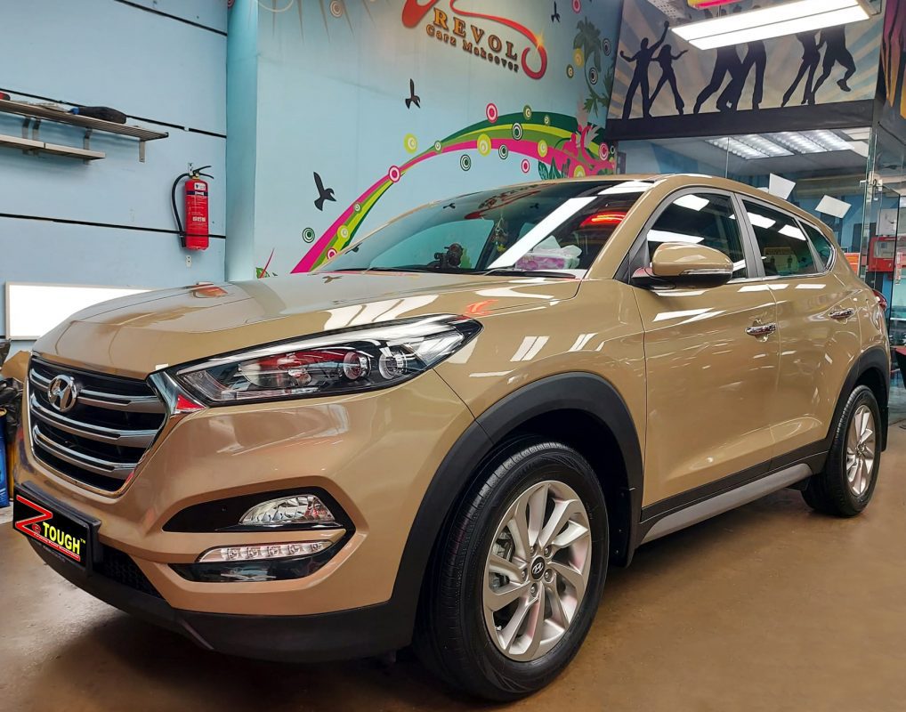 Hyundai Tucson, sealed with ZeTough Ceramic at Revol Carz.