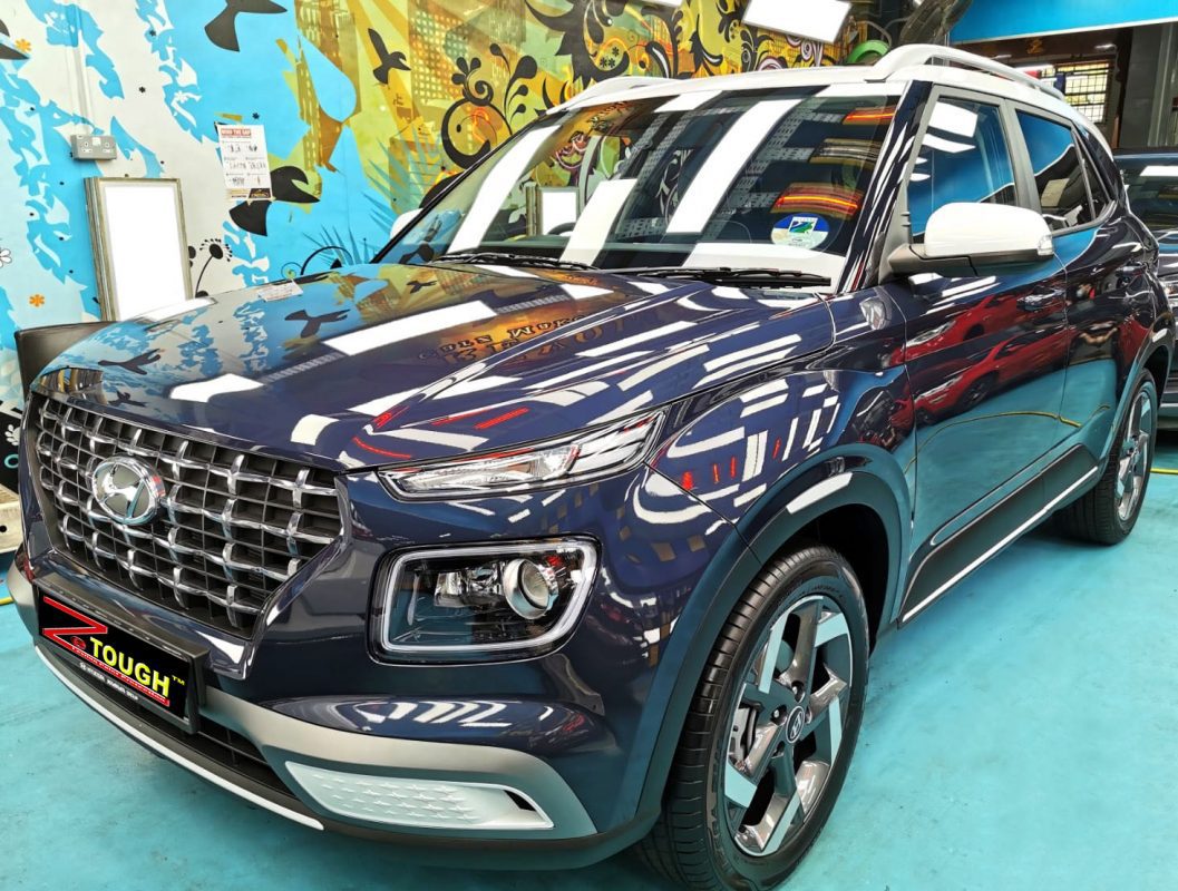 Hyundai Venue, sealed with ZeTough Ceramic at Revol Carz.