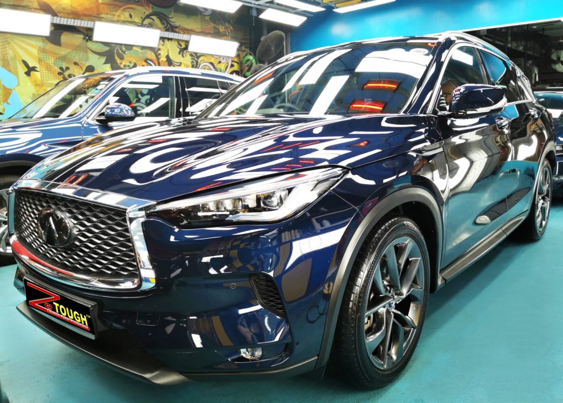 Infiniti QX50, sealed with ZeTough Ceramic at Revol Carz.