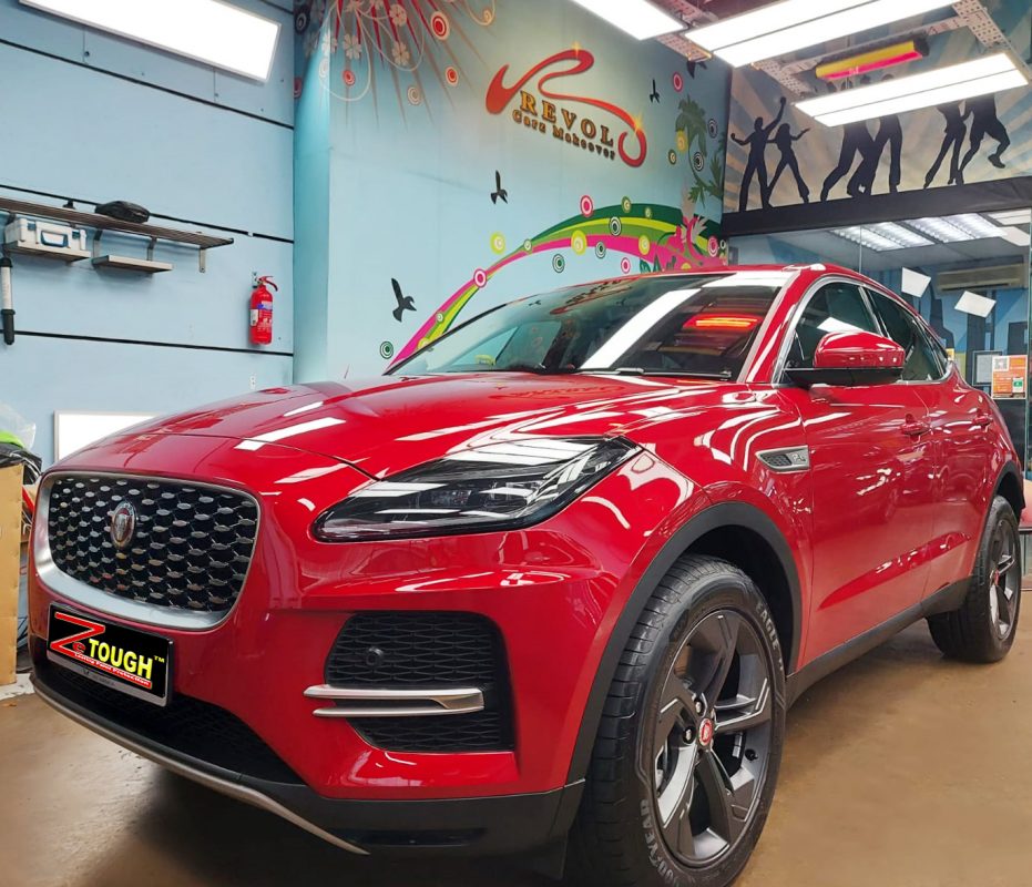 Jaguar E-Pace, sealed with ZeTough Titanium at Revol Carz.