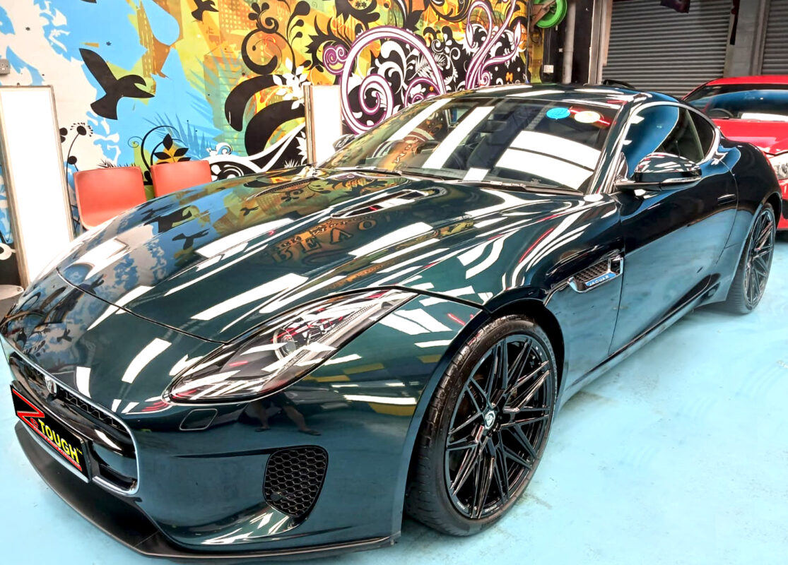 Jaguar F-Type, sealed with ZeTough Ceramic at Revol Carz.