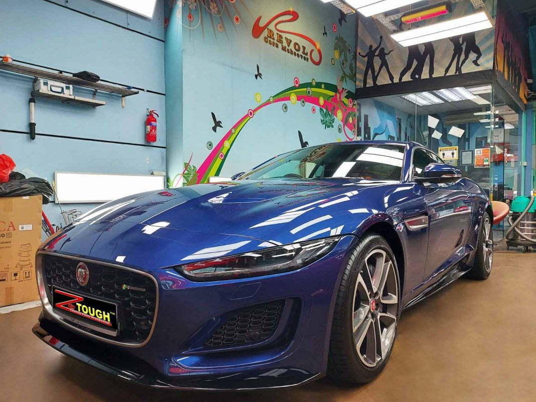 Jaguar F-Type, sealed with ZeTough Ceramic at Revol Carz.