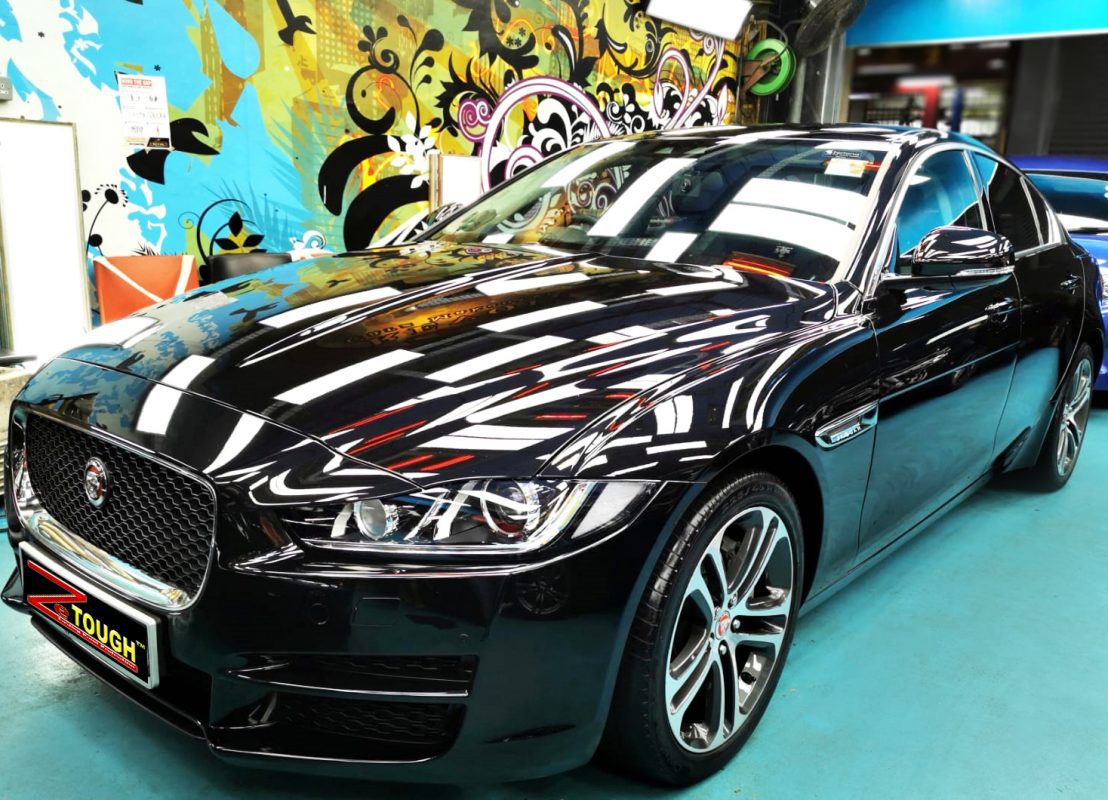 Jaguar XE, sealed with ZeTough Ceramic at Revol Carz.