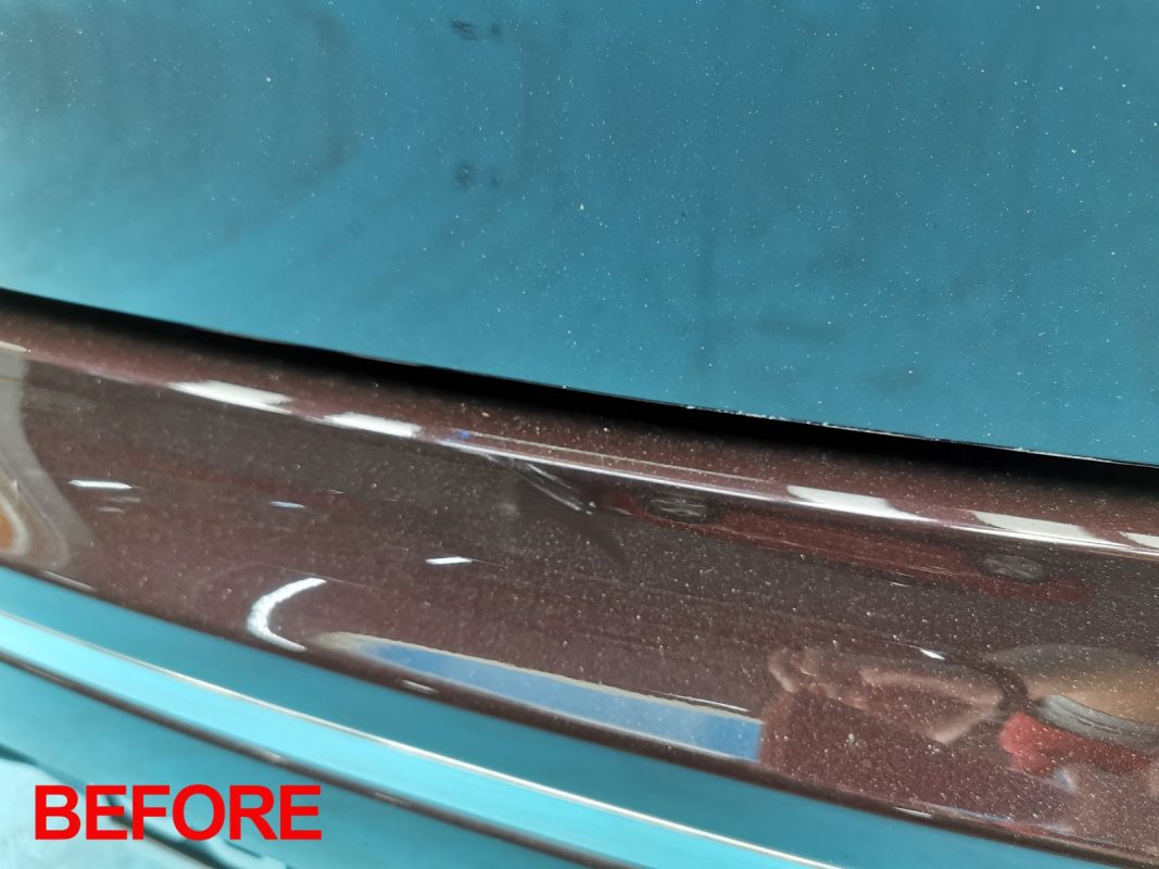 Glossy body panels on the XJL after the ceramic coating.