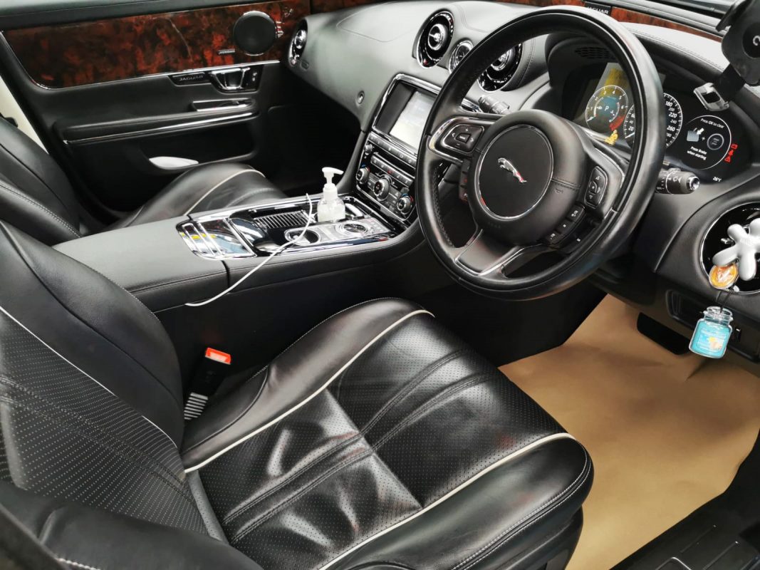 Detail of the XJL's panel work sealed with ZeTough Ceramic.