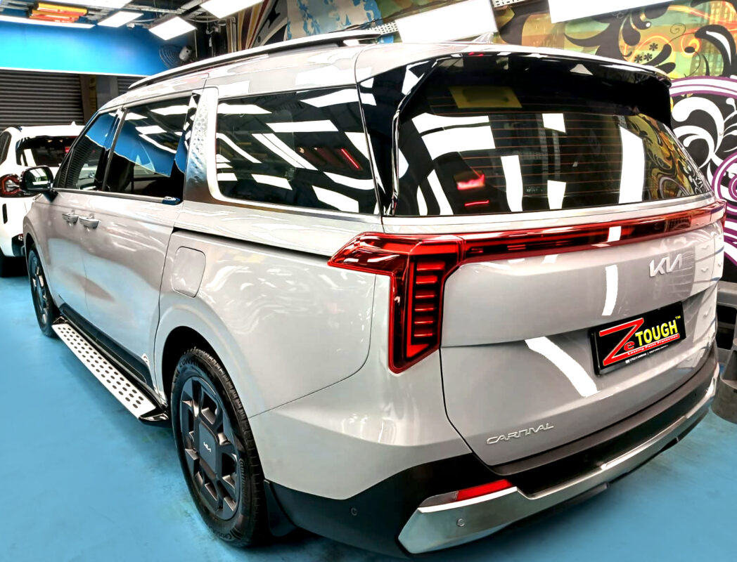 The Kia Carnival after its full groom and ZeTough Titanium coating.