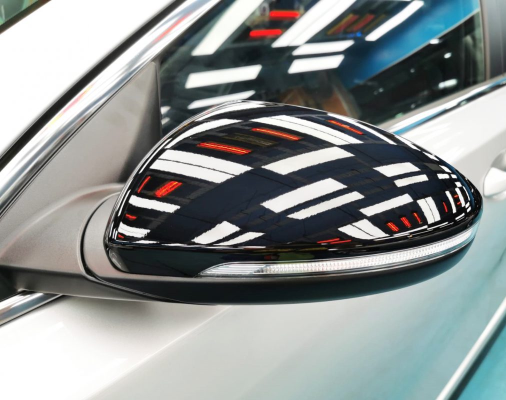 Rear quarter of the Kia Cerato, glossy and protected.