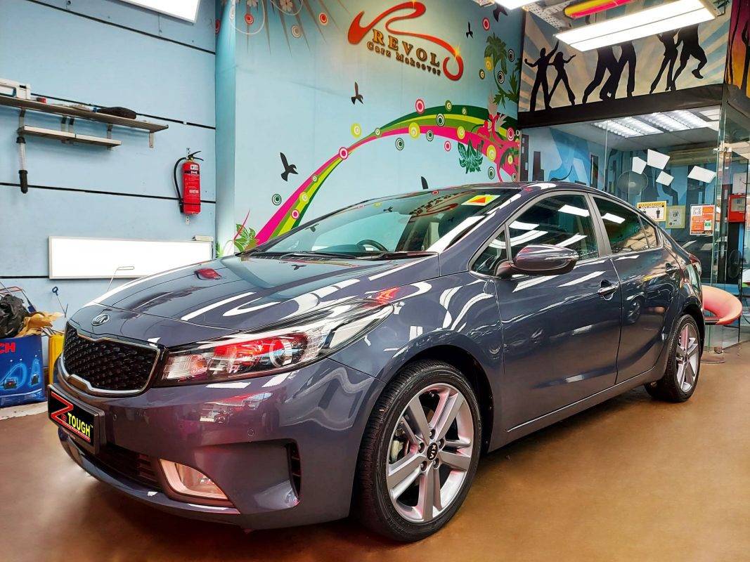 Kia Forte K3, sealed with ZeTough Ceramic at Revol Carz.