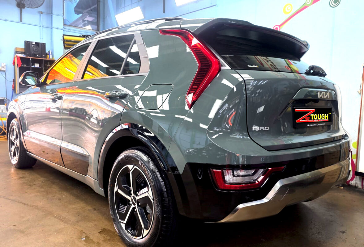 The Kia Niro after its ZeTough coating.