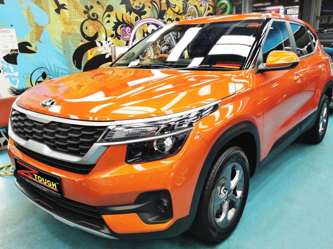 Kia Seltos, sealed with ZeTough Titanium at Revol Carz.