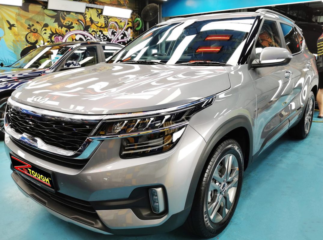 Kia Seltos, sealed with ZeTough Ceramic at Revol Carz.