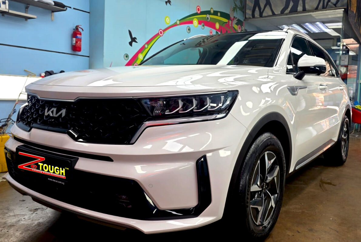 Kia Sorento, sealed with ZeTough Ceramic at Revol Carz.