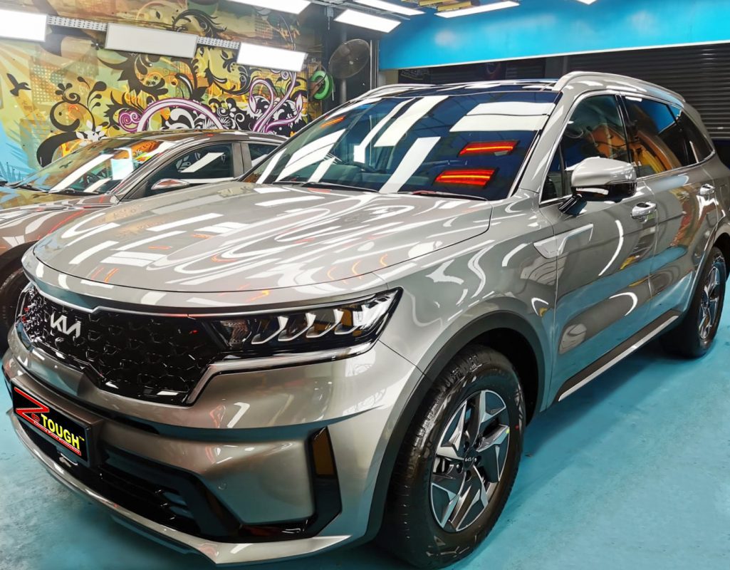Kia Sorento, sealed with ZeTough Ceramic at Revol Carz.