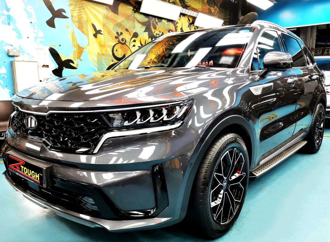 Kia Sorento, sealed with ZeTough Titanium at Revol Carz.
