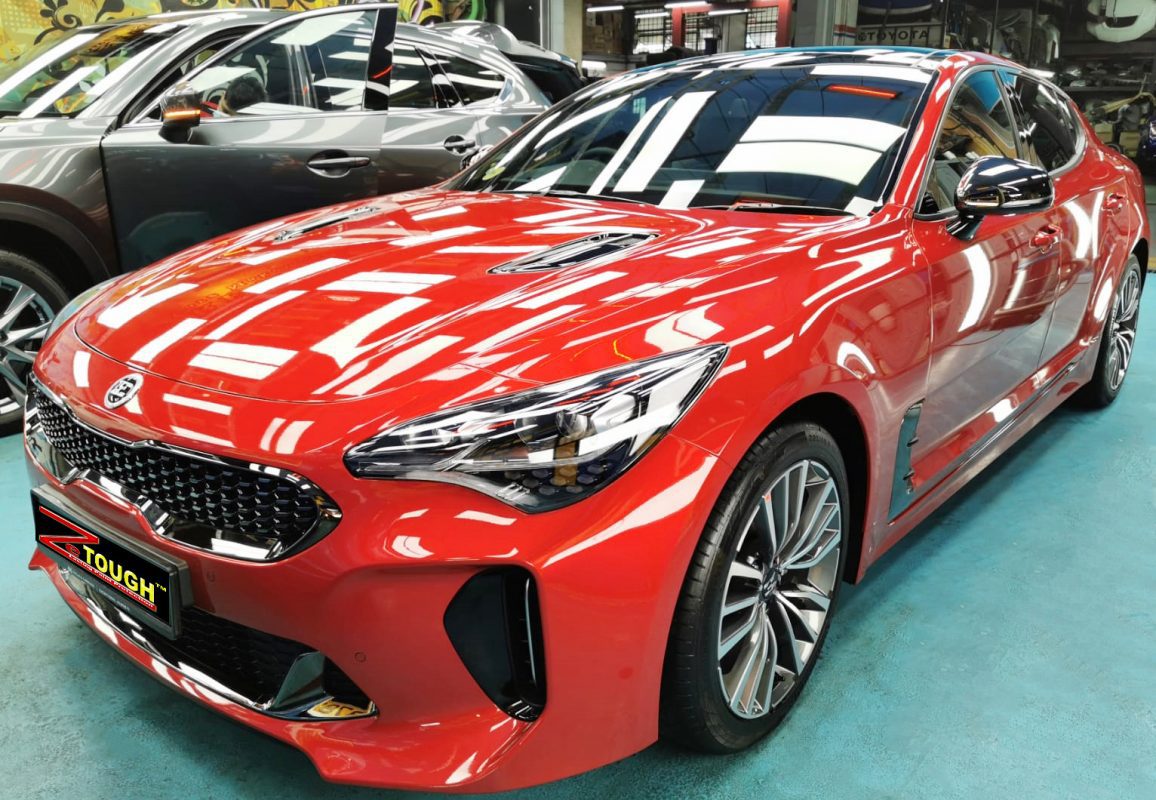 Kia Stinger, sealed with ZeTough Ceramic at Revol Carz.