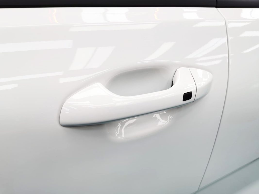 Front three-quarter view of the Stonic after coating.