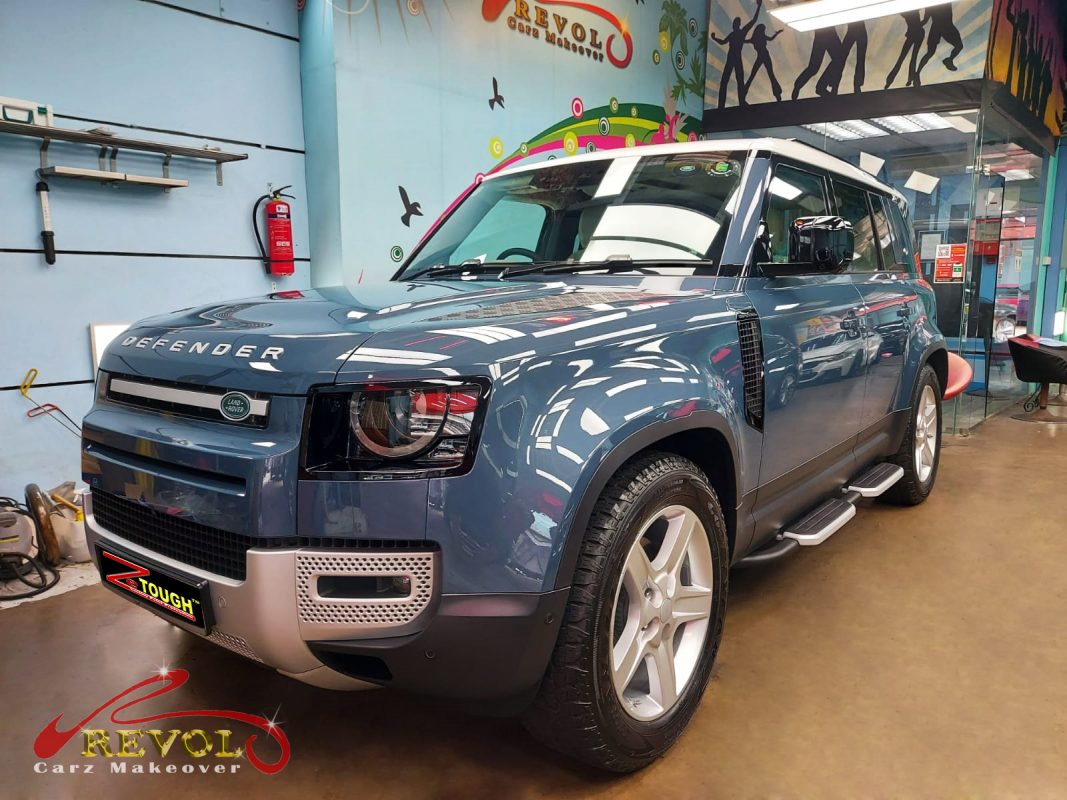 Land Rover Defender 110, sealed with ZeTough Ceramic at Revol Carz.