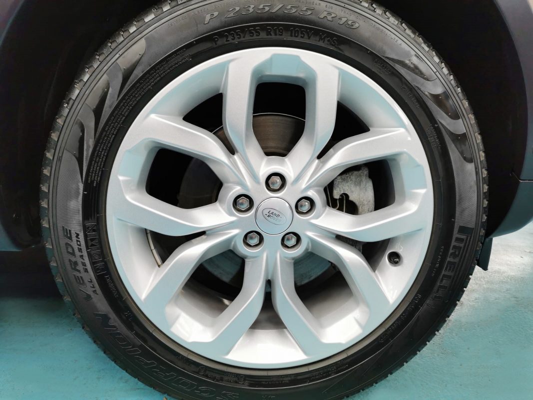 The Discovery Sport, finished and ready for collection.