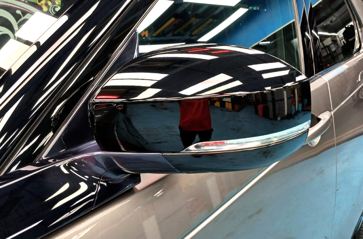 The Discovery in the workshop, freshly coated.