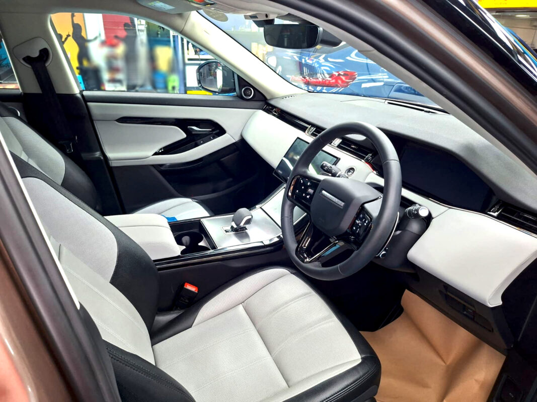The Land Rover Range Rover Evoque's protected, high-gloss finish.