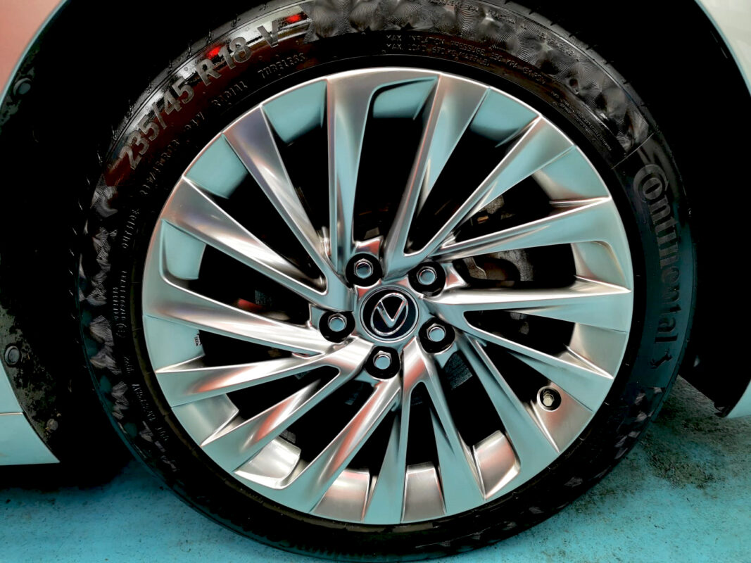 The Lexus ES250, finished and ready for collection.