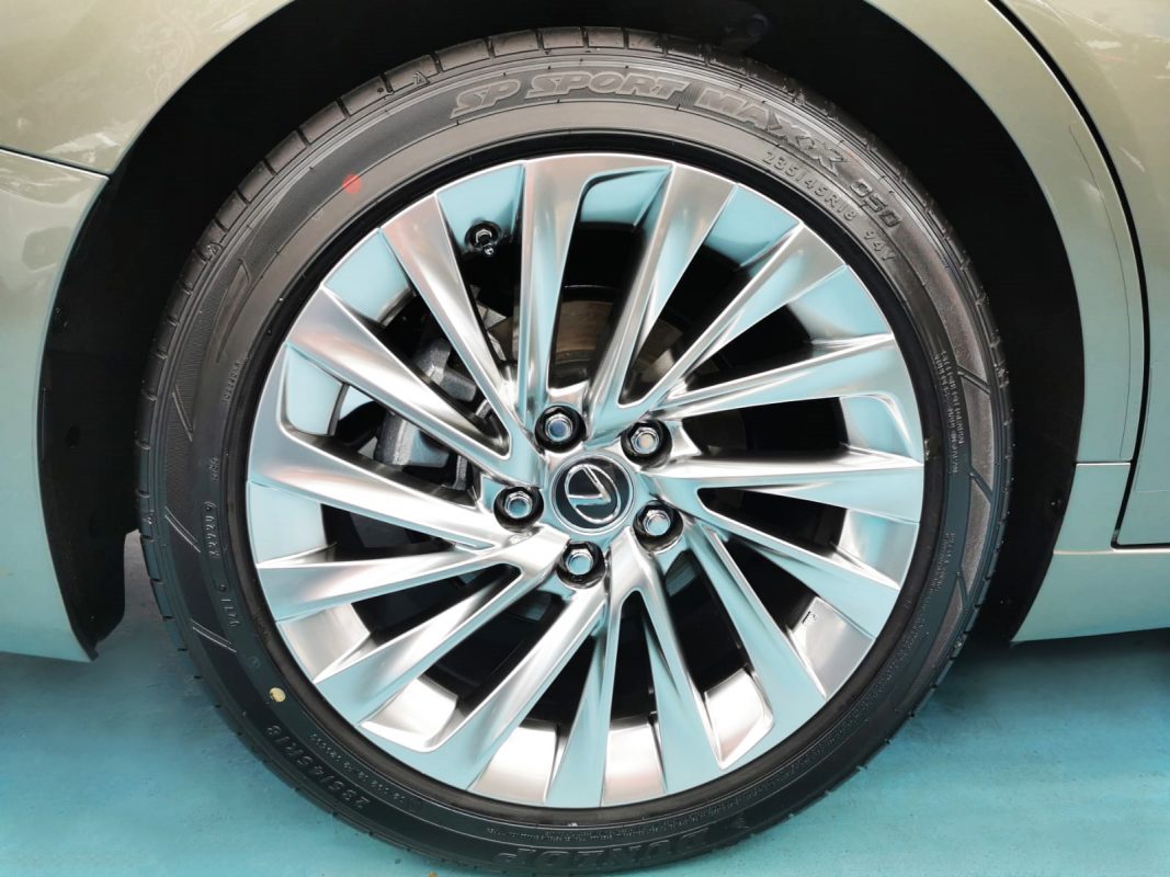 The Lexus ES250, finished and ready for collection.