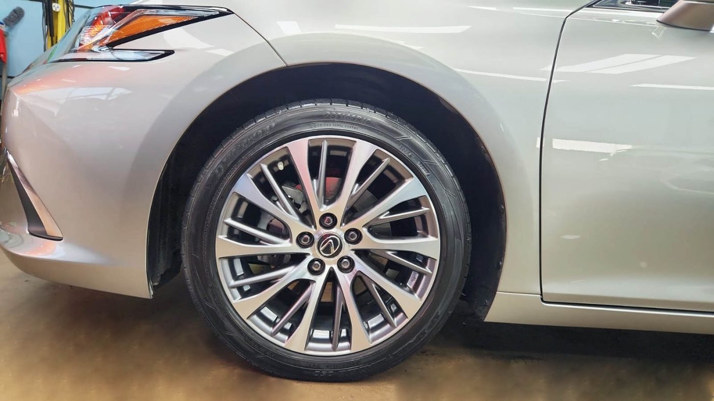 The Lexus ES250, finished and ready for collection.
