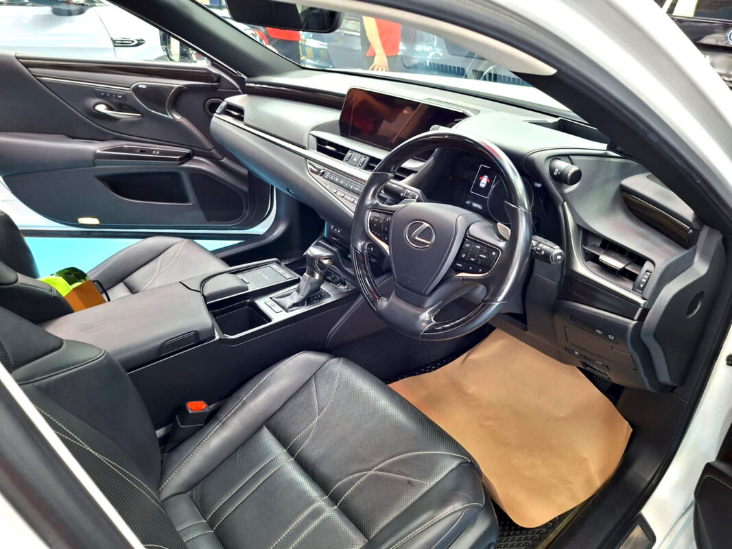 The Lexus ES250's protected, high-gloss finish.