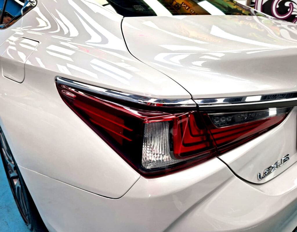 The finished Lexus ES250, glossy and protected.
