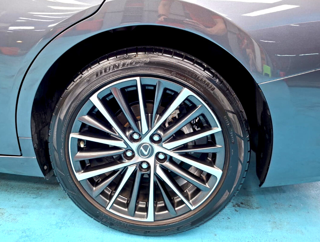 The Lexus ES300H, finished and ready for collection.