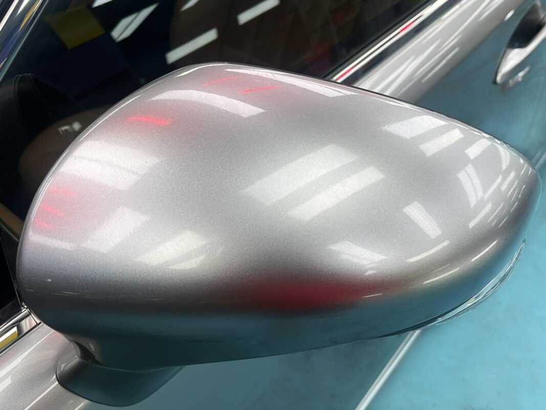 After: the Lexus ES300h resprayed to a deep, even gloss and sealed with ZeTough Ceramic.