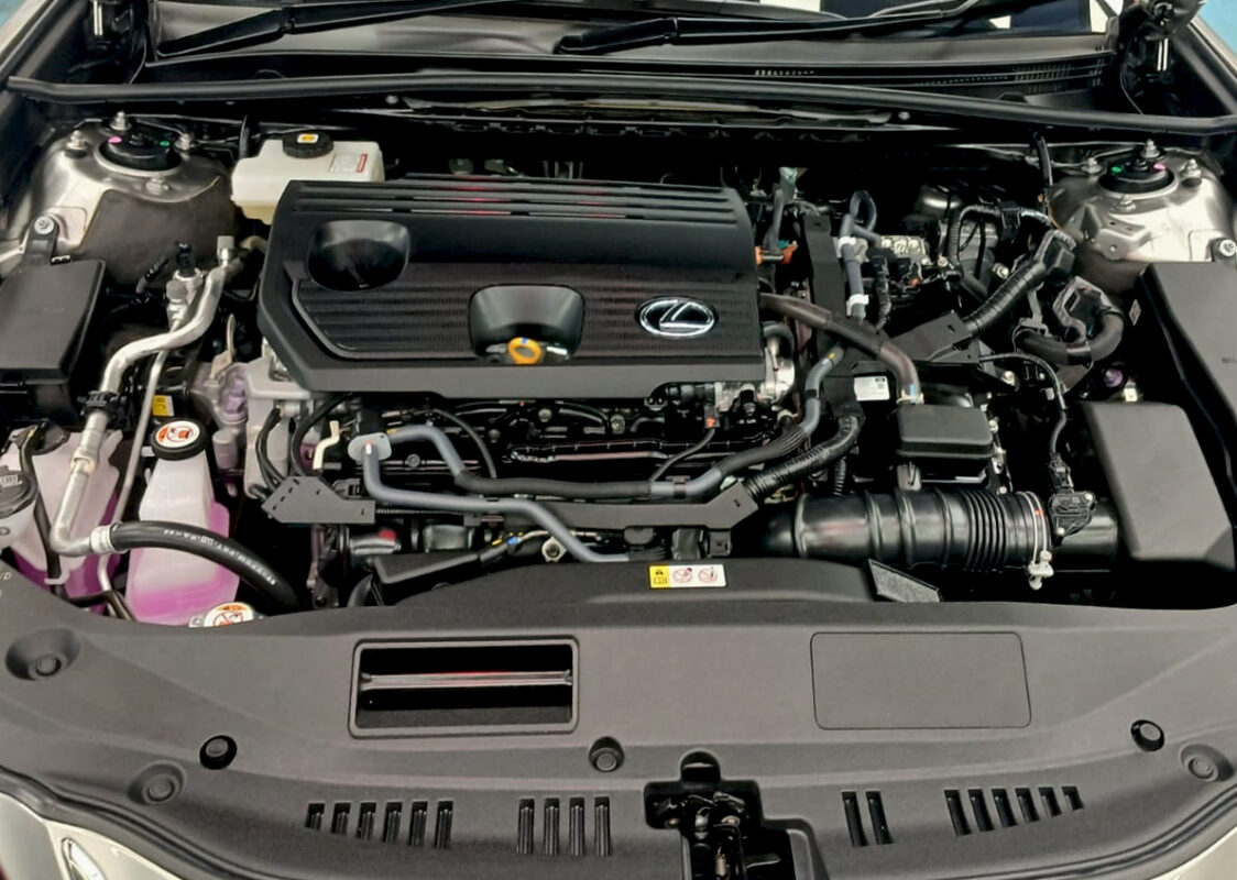 Detail of the ES300h's bodywork sealed with ZeTough Ceramic.