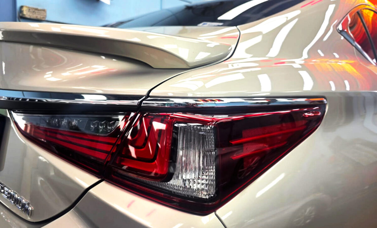 The Lexus ES300h after its ZeTough coating.