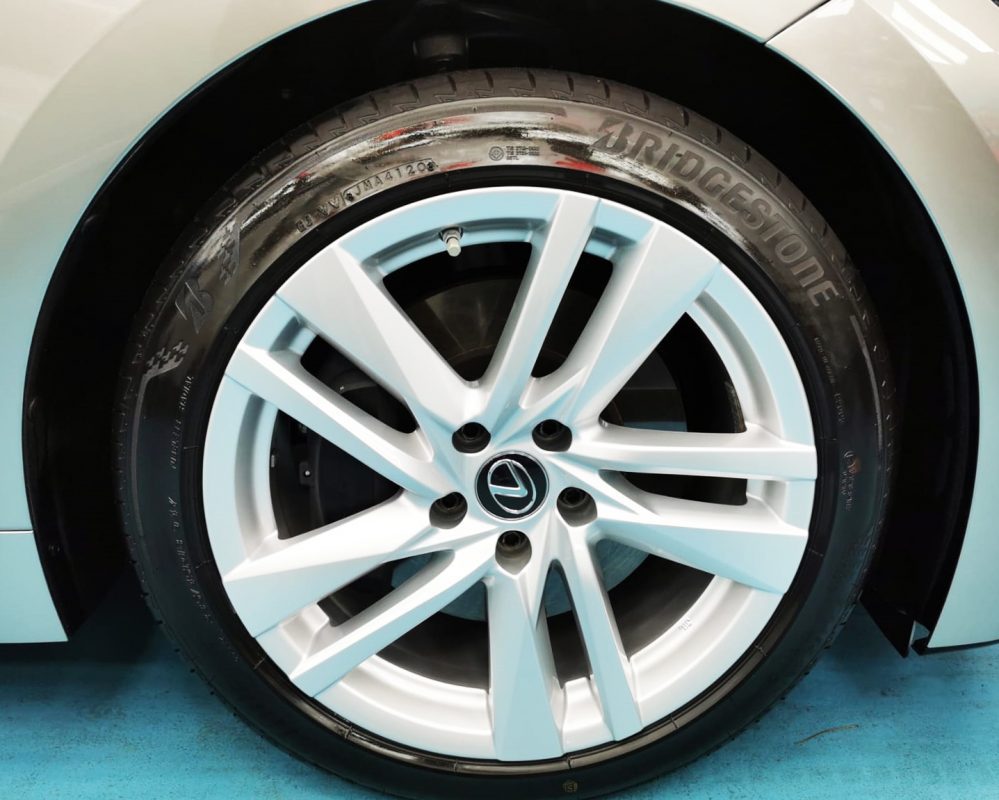 The Lexus IS300, finished and ready for collection.