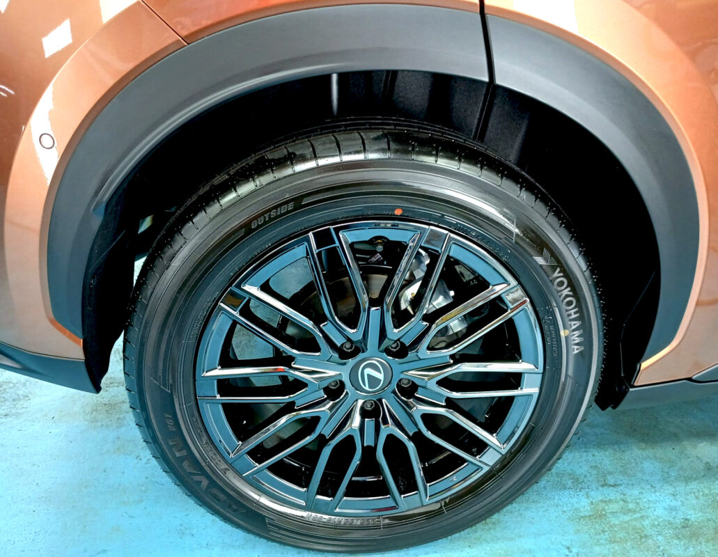 The Lexus LBX, finished and ready for collection.