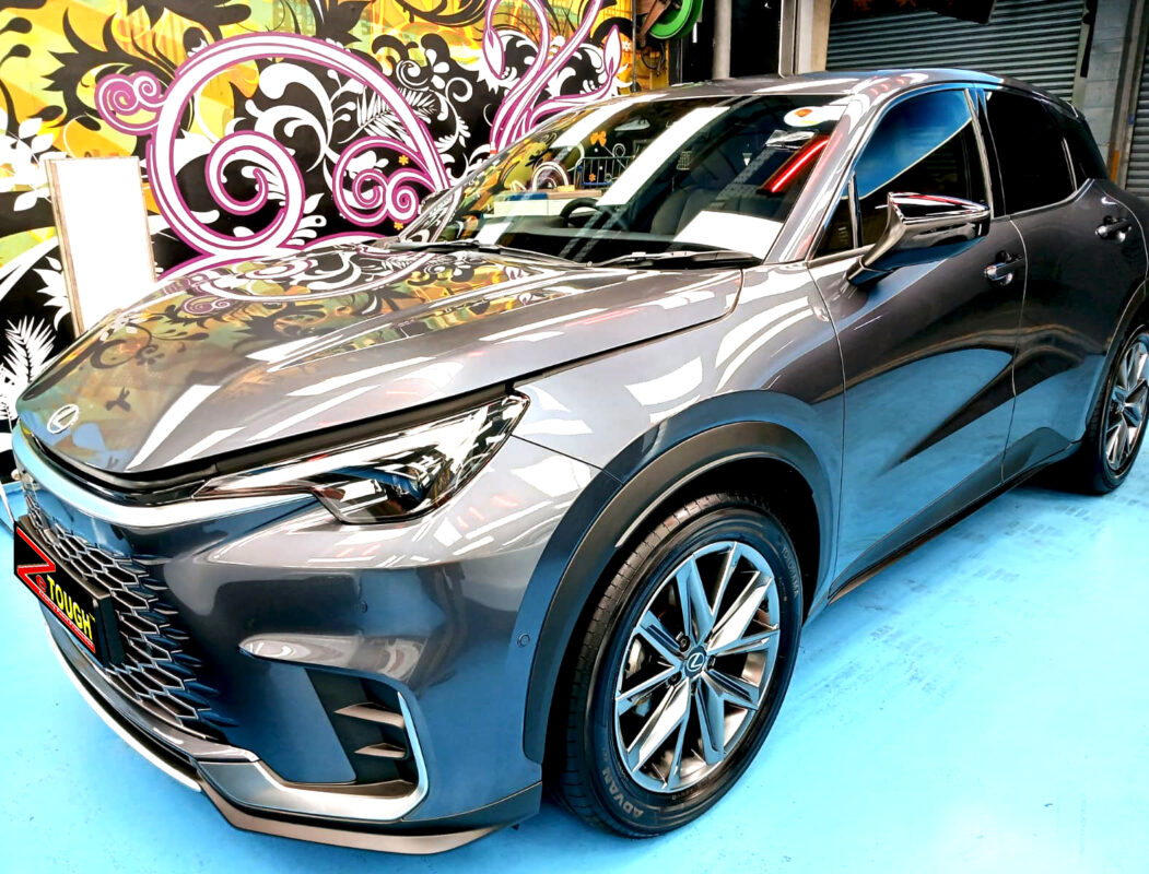 Lexus LBX, glossy after its ZeTough Ceramic coating.