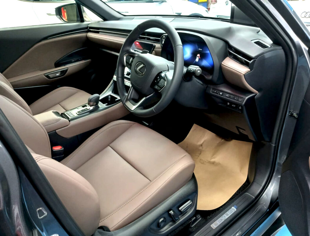 The Lexus LBX's protected, high-gloss finish.