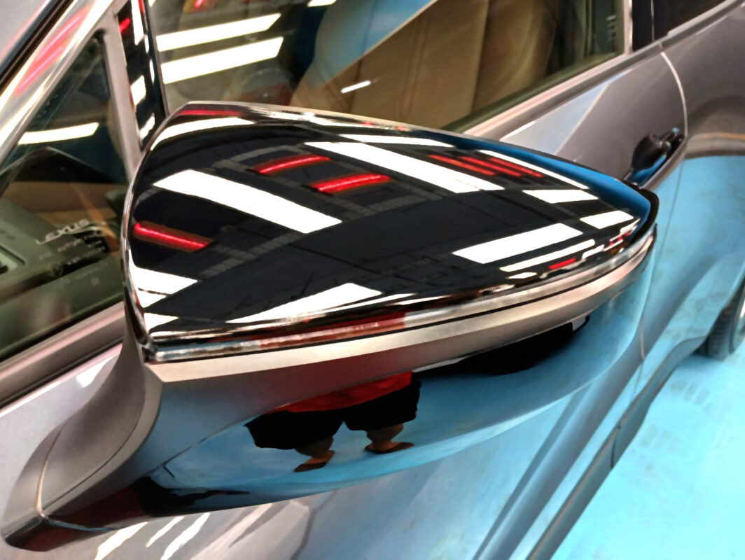 Detailed exterior of the Lexus LBX.