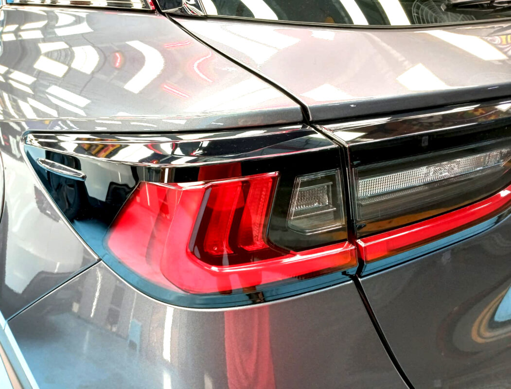 The finished Lexus LBX, glossy and protected.