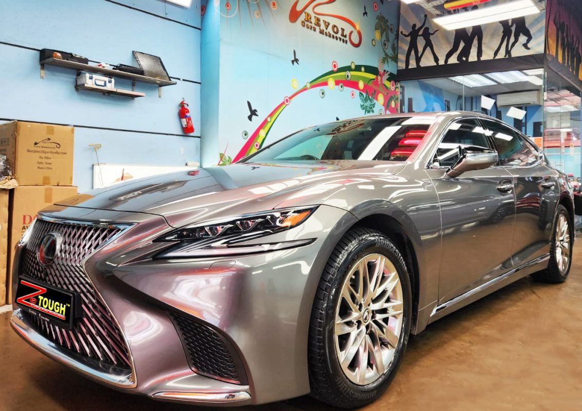 Lexus LS350, sealed with ZeTough Ceramic at Revol Carz.