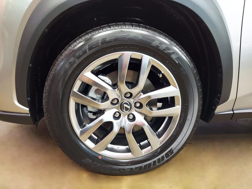 The Lexus NX200, finished and ready for collection.