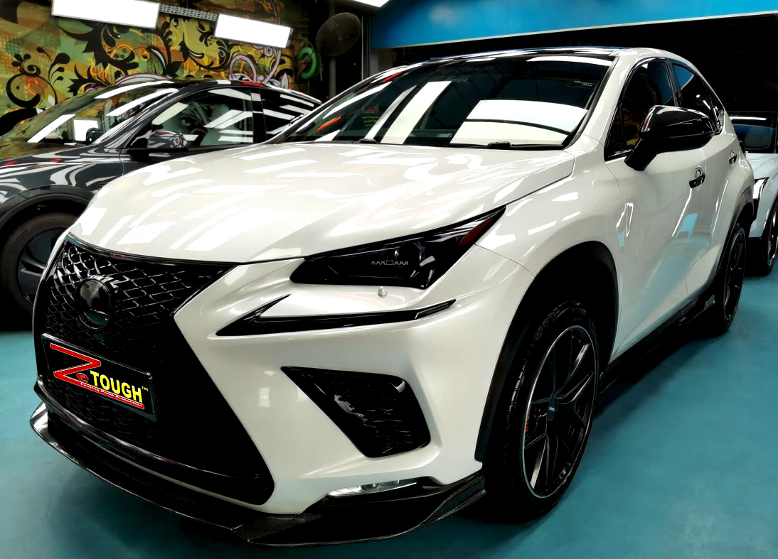 Lexus NX300, glossy after its ZeTough Ceramic coating.
