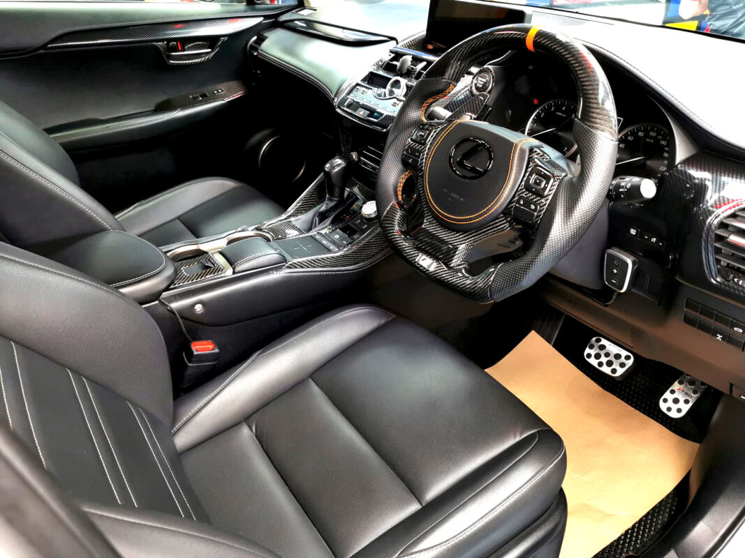 The Lexus NX300's protected, high-gloss finish.