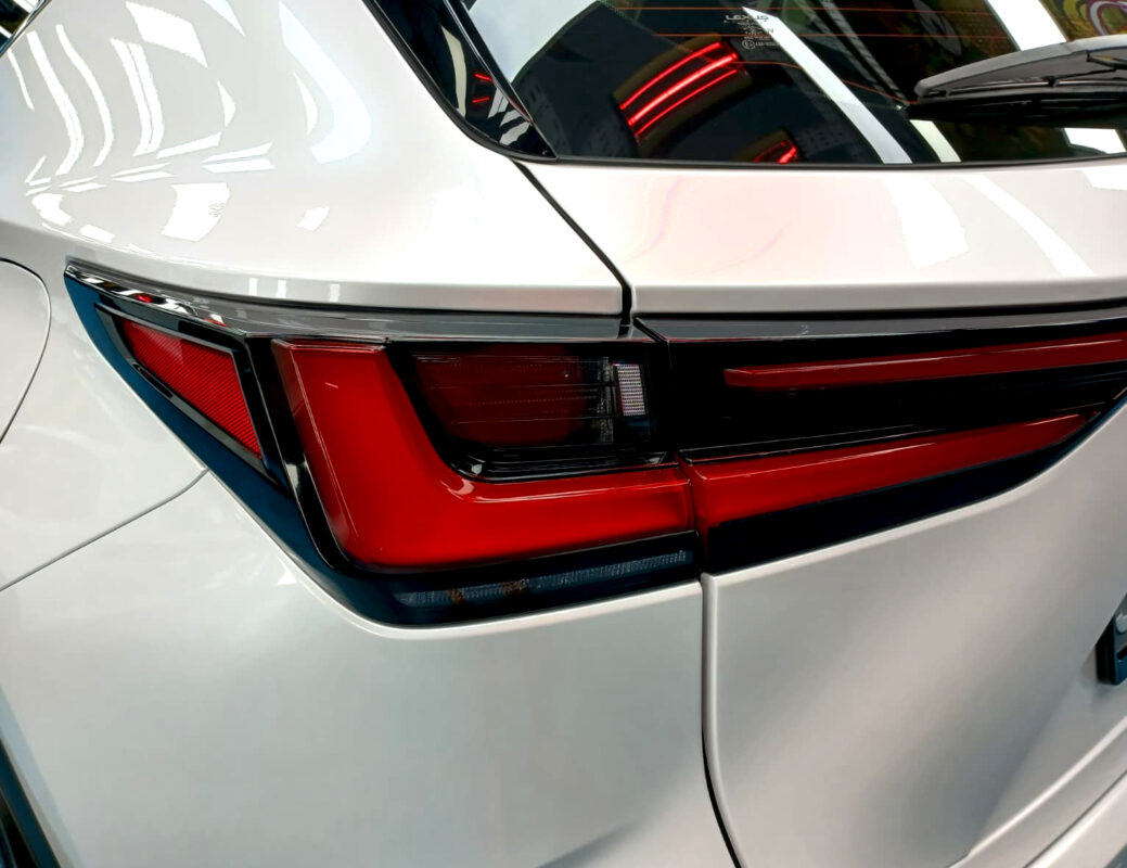 The finished Lexus NX350h, glossy and protected.